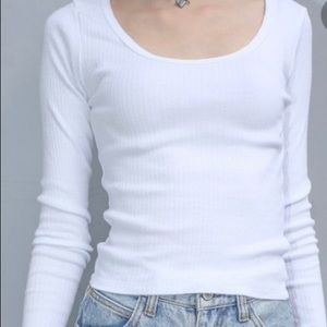 Brandy Melville White Long Sleeve